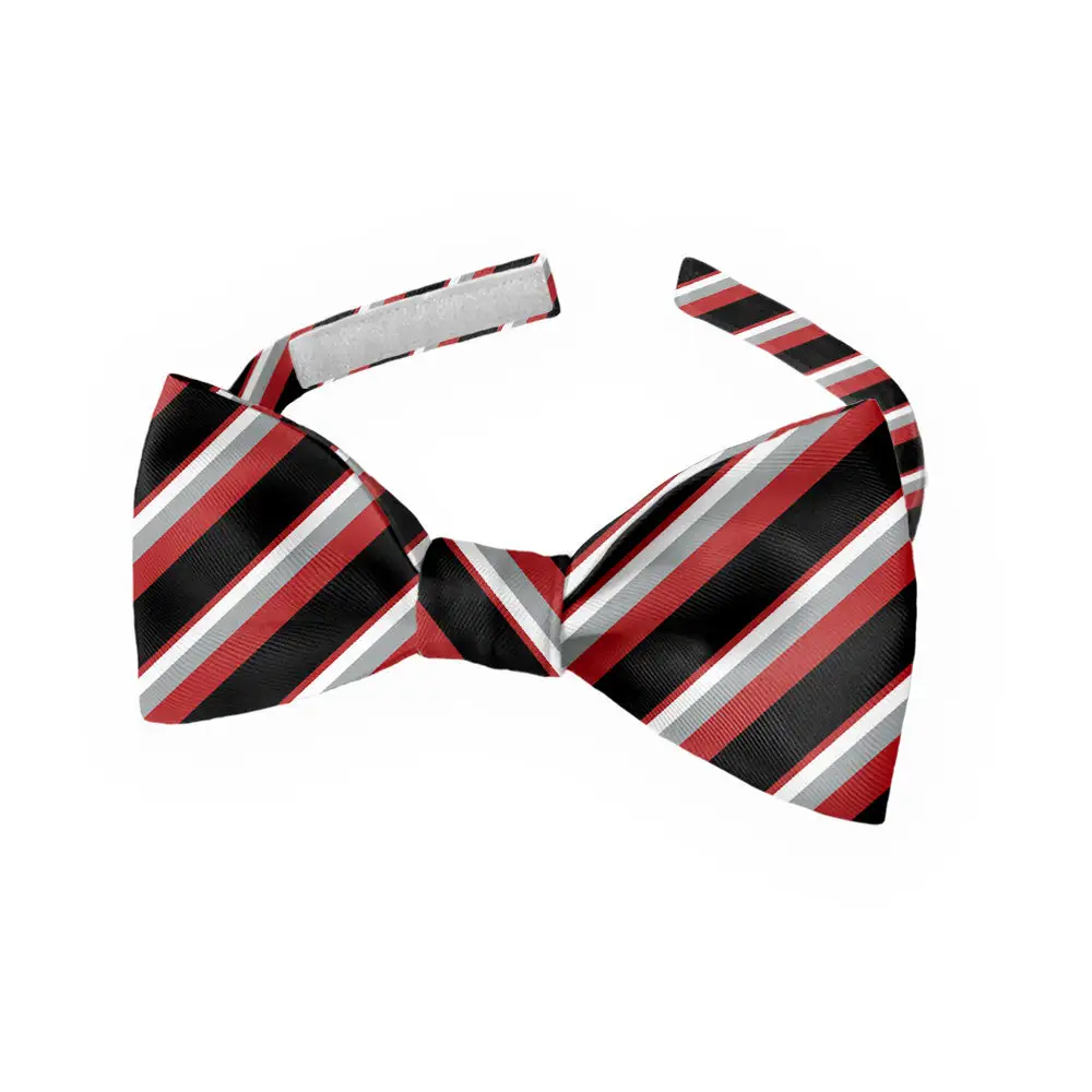 Clarke Stripe Motif Bow Tie