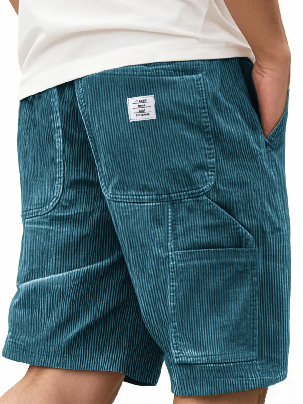 Corduroy Utility Pocket Shorts