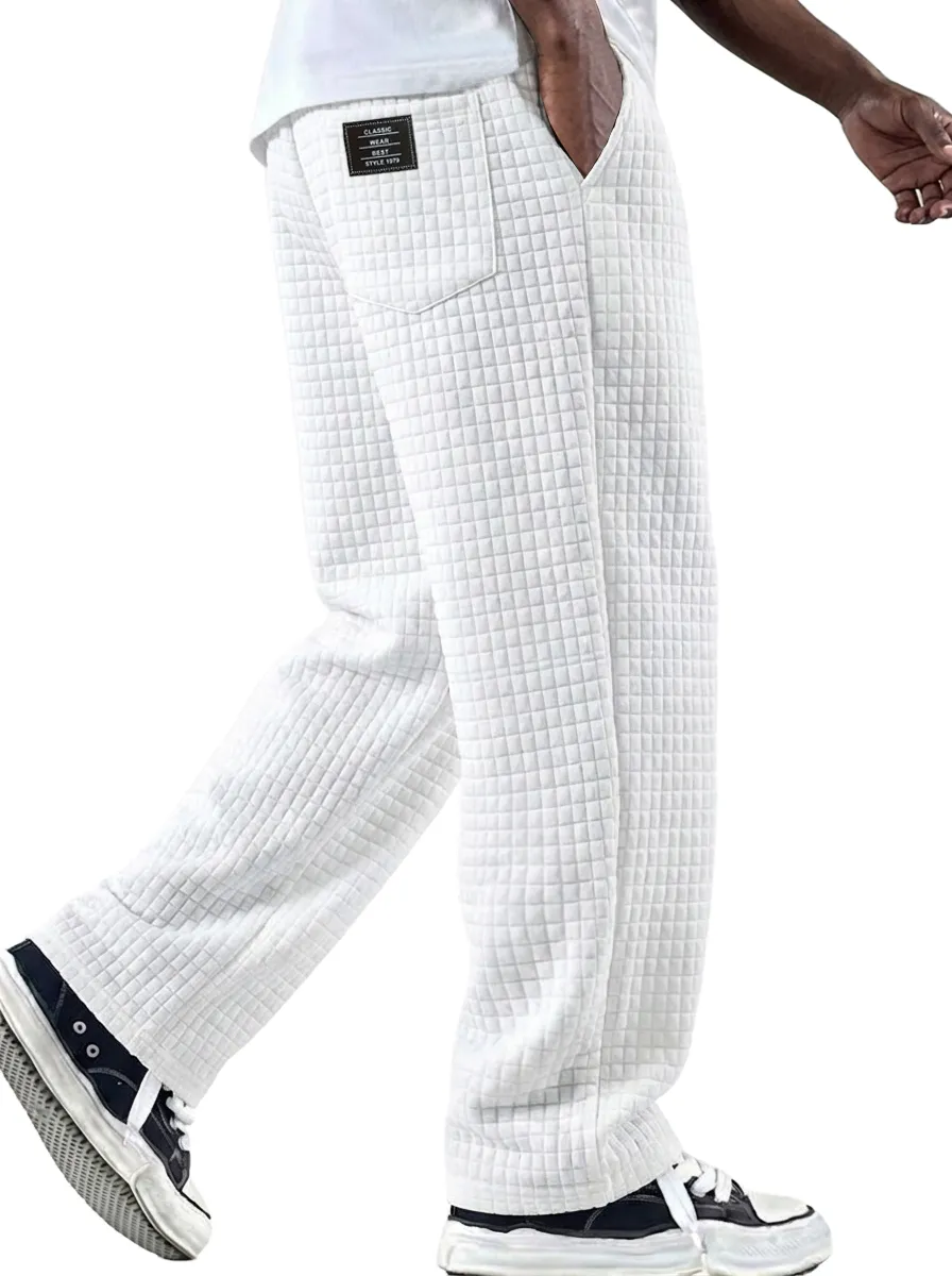 Textured Knit Utility Pocket Pants