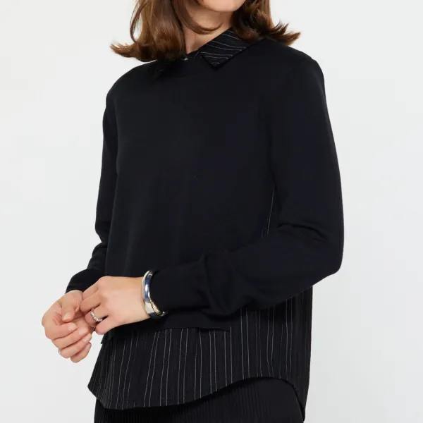 Woven Combo Shirt