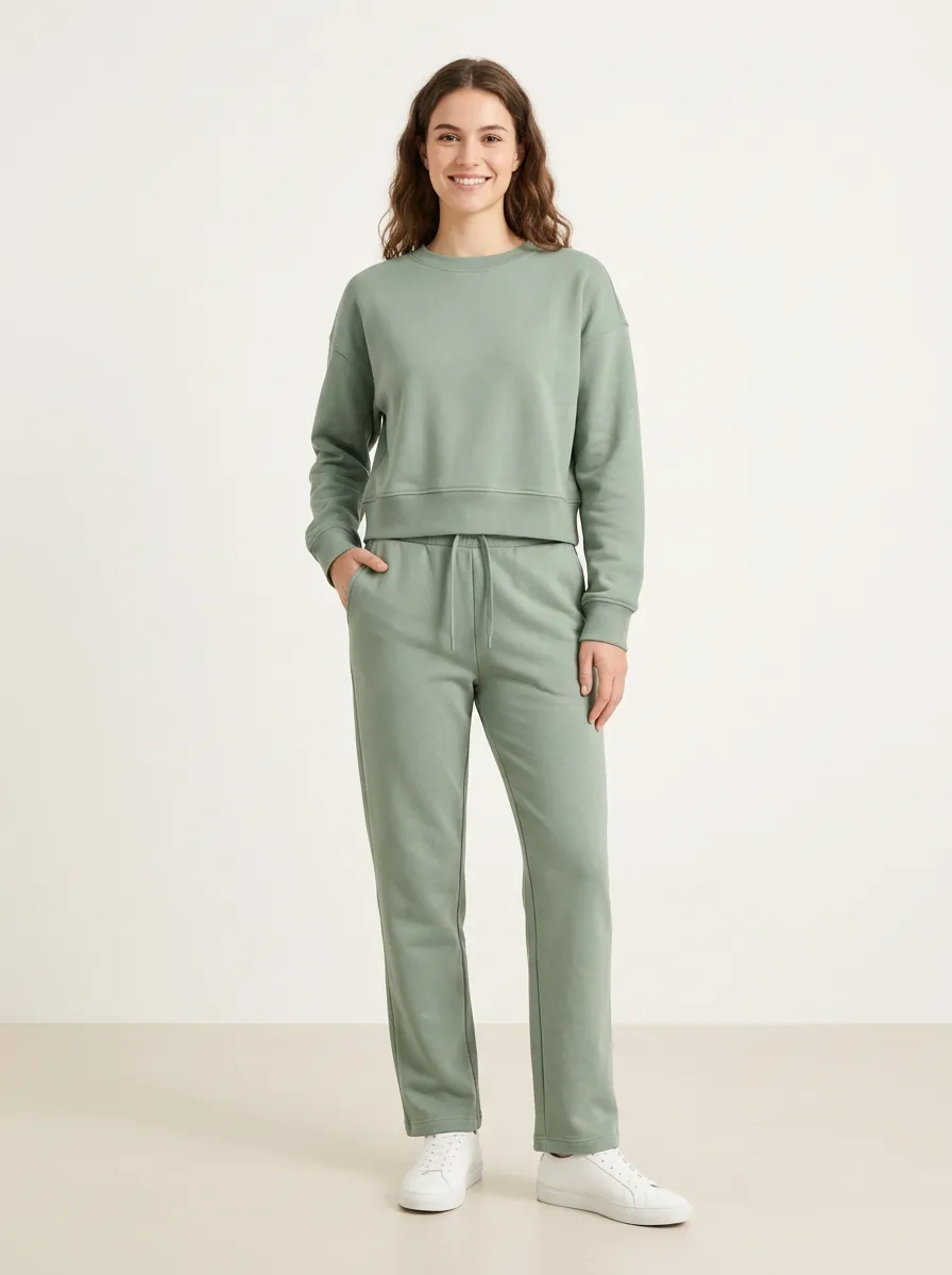 Women's Weekend Ready Printed Sweatpants Set