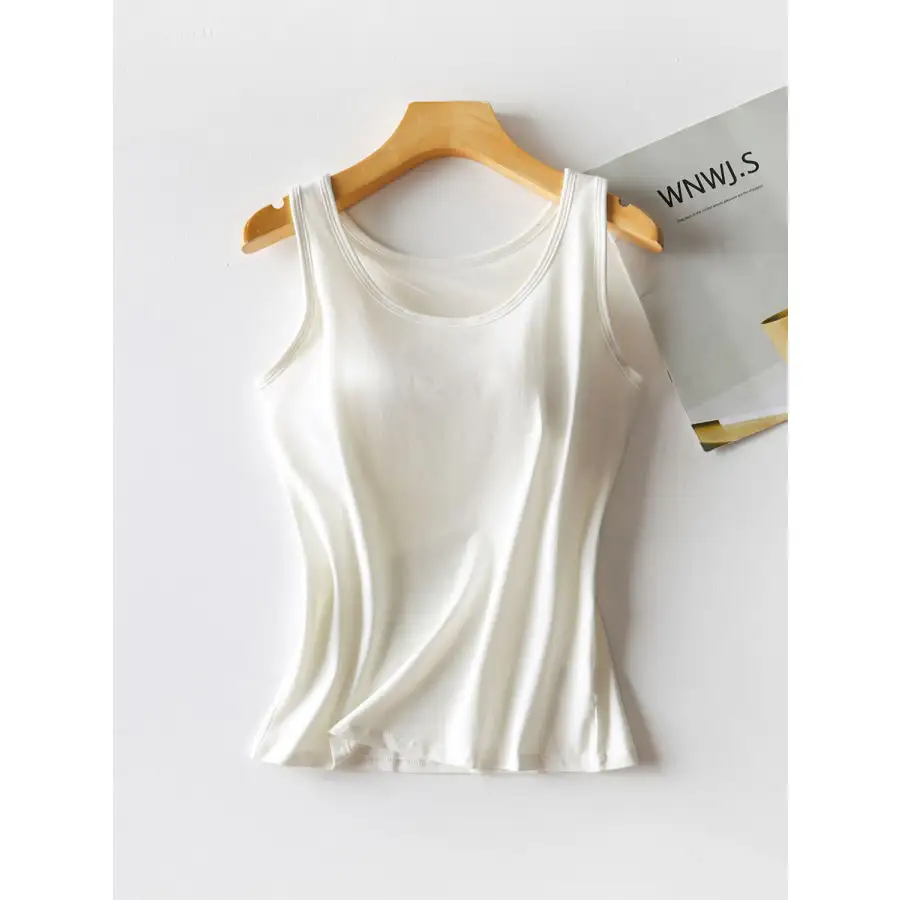 Round Neck Tank With Bra