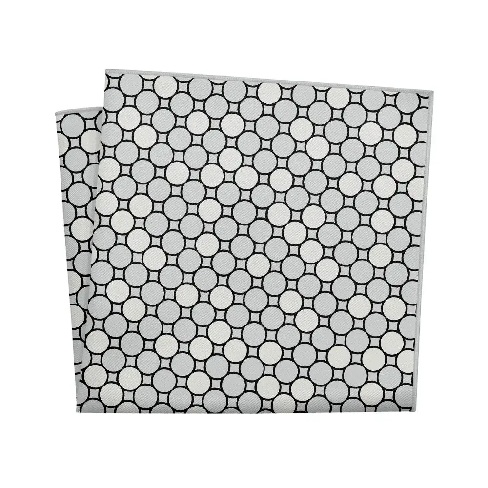 Elegant Contemporary Dotted Pocket Square