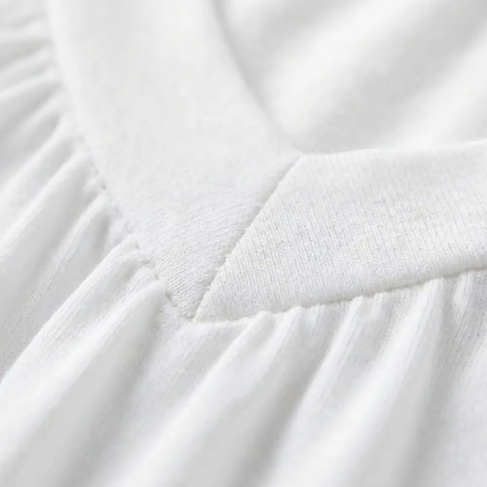  Pleated V Neck Shirt