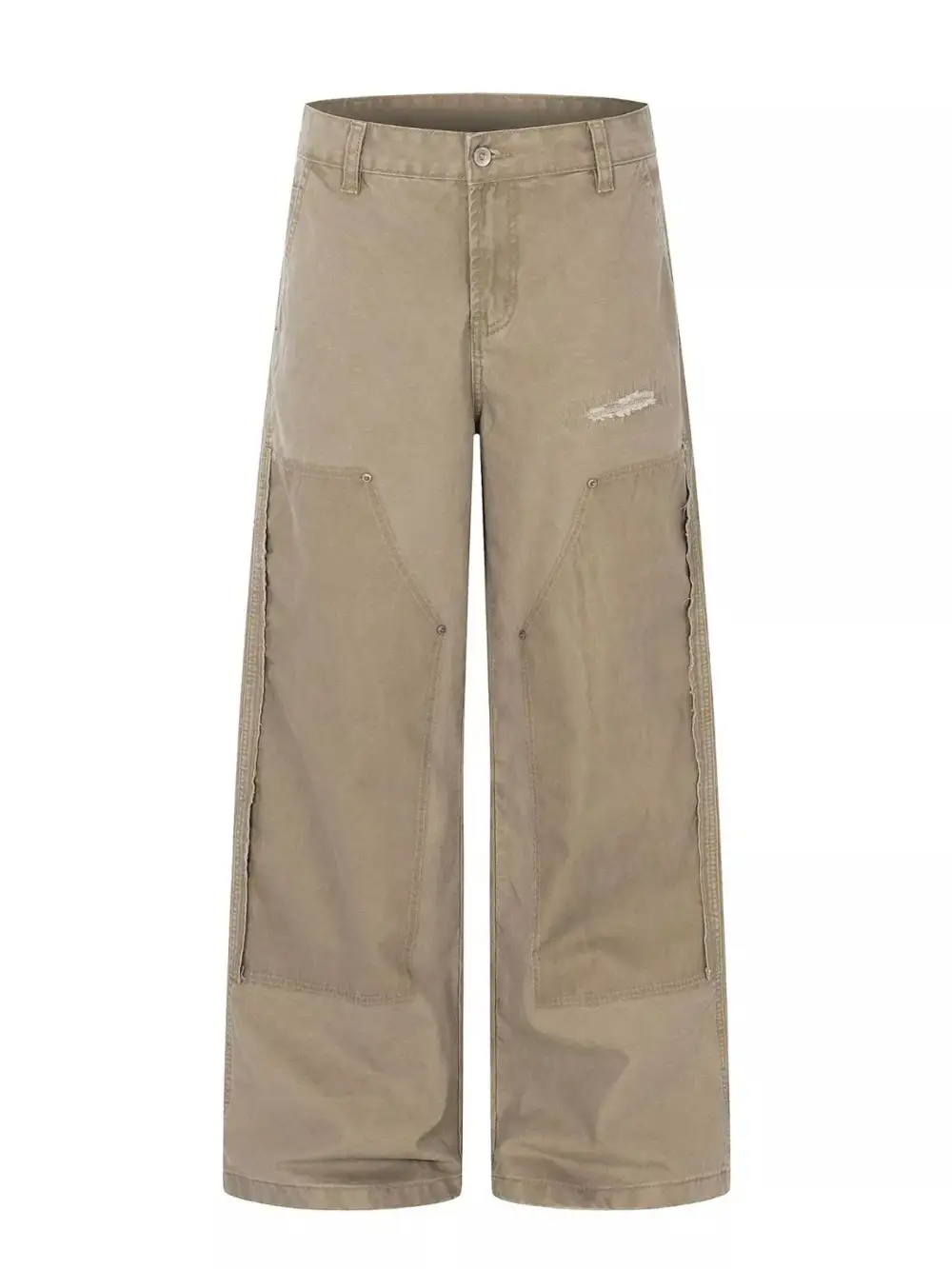 Men's Patchwork Wide Leg Cargo Pants