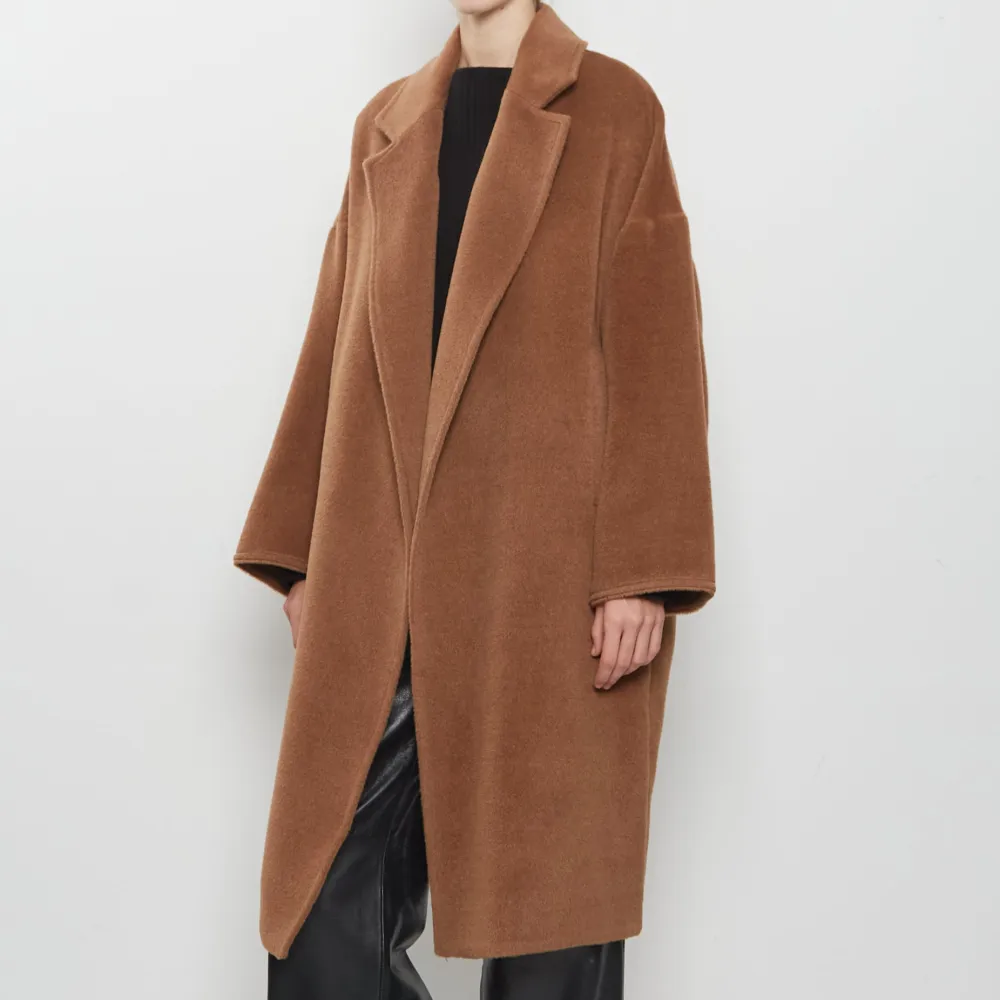 Women's Classic Oversized Notch Lapel Coat
