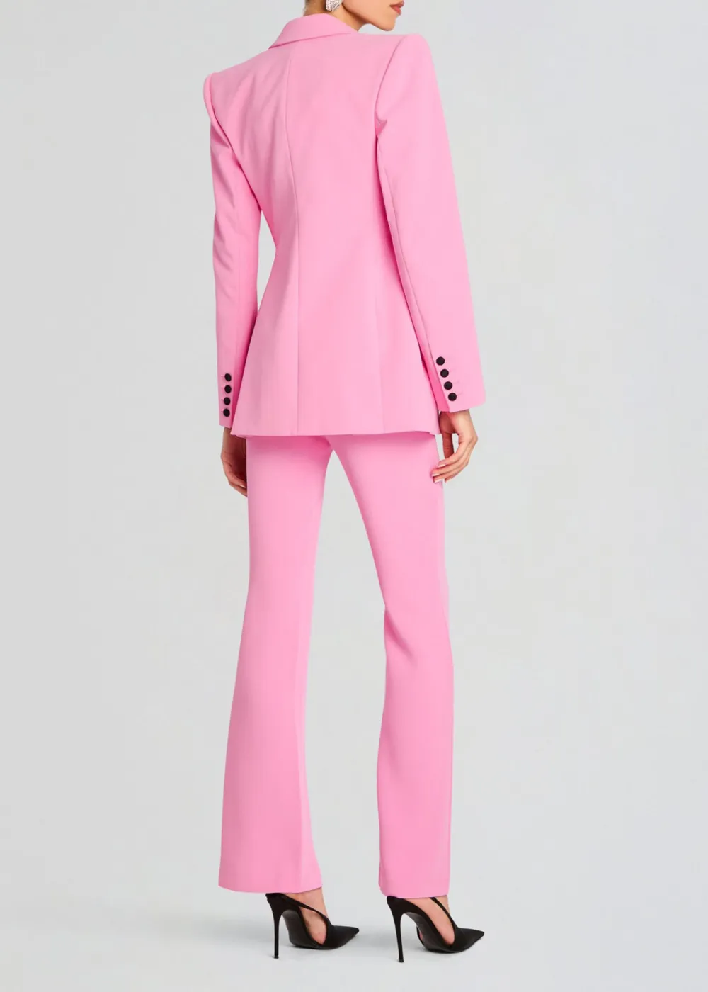 Lapel Pink Blazer