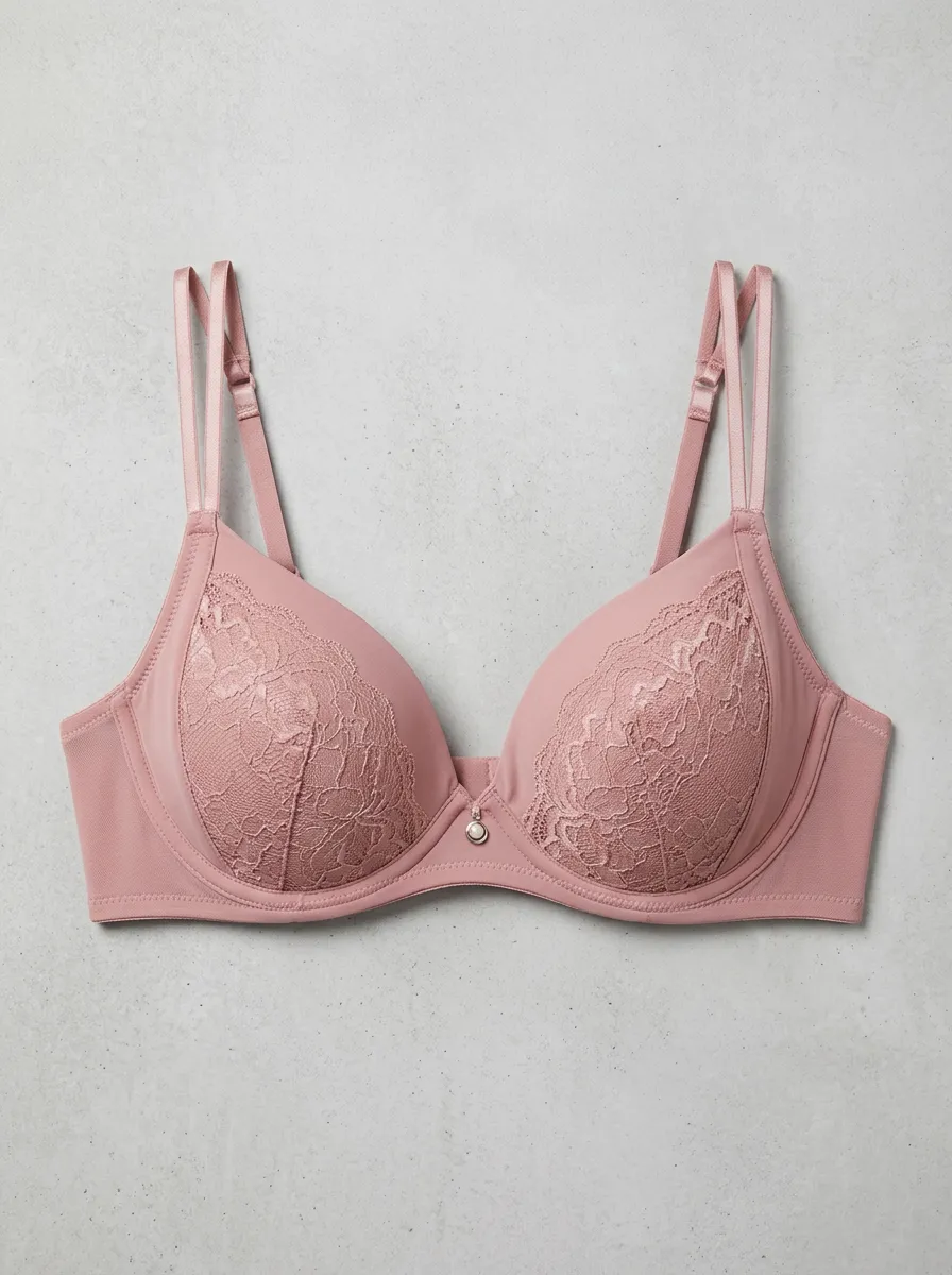 Women's Underwire Padded Floral-Lace Bra