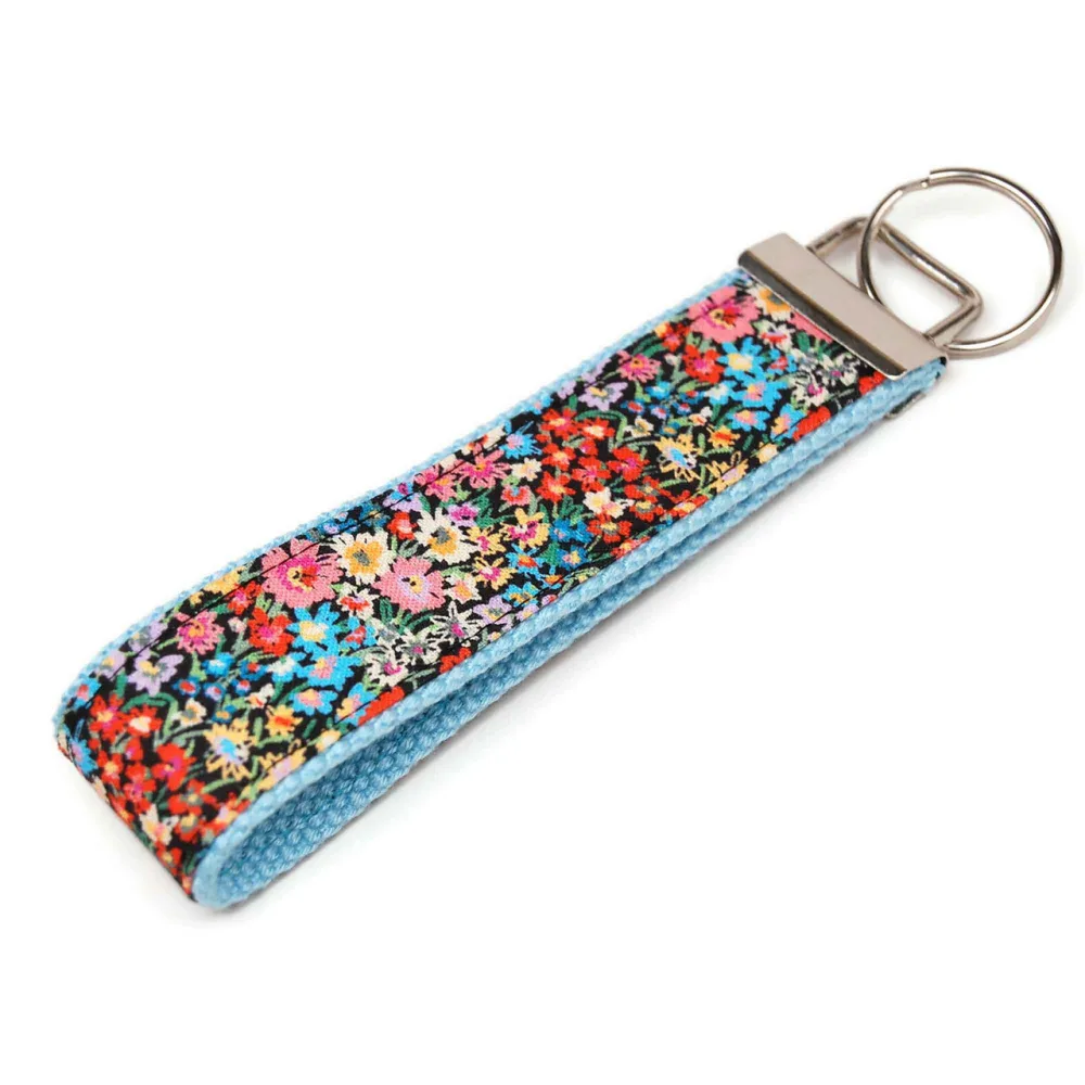 Wildflower Bloom Vintage Inspired Keychain