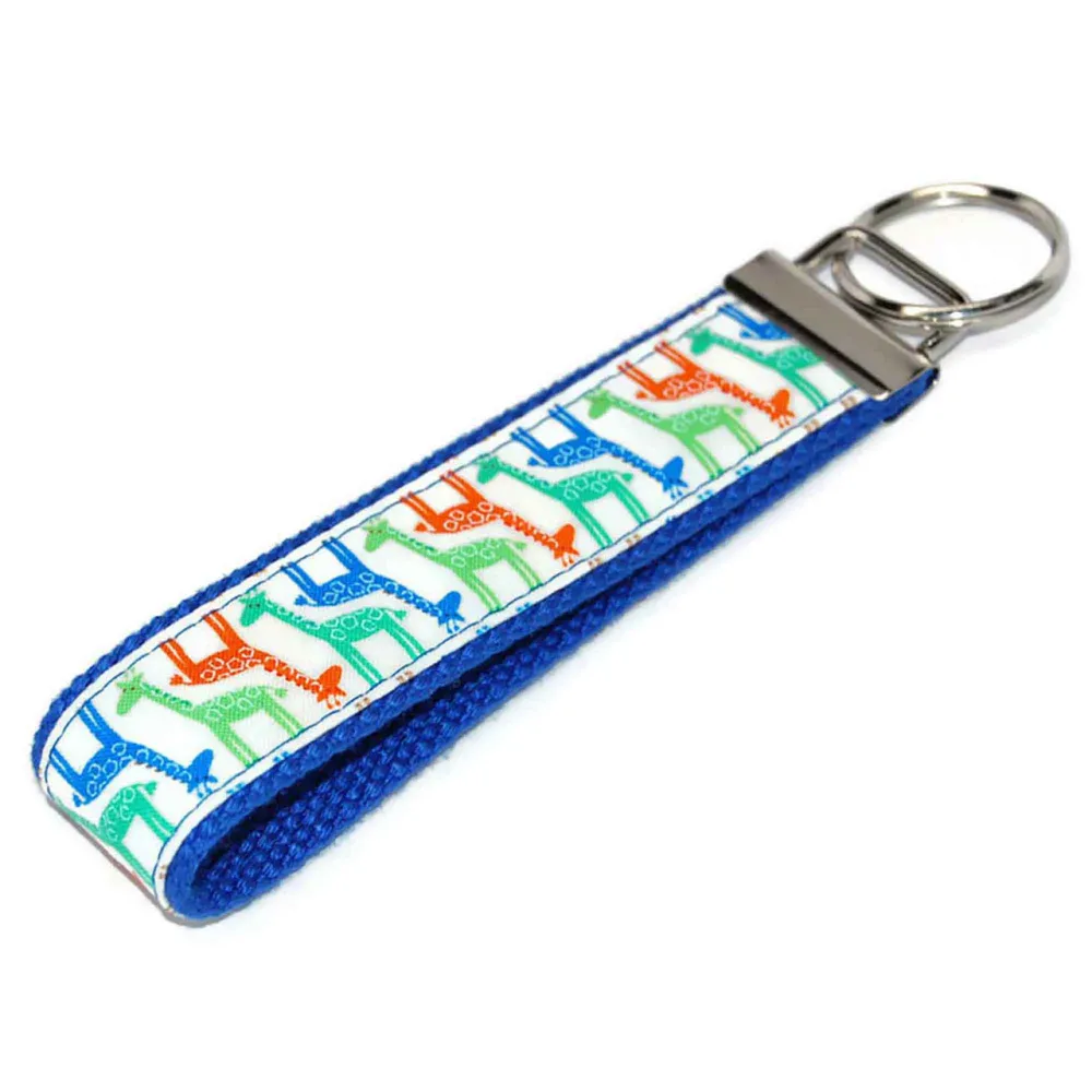Playful Parade Giraffe Statement Keychain