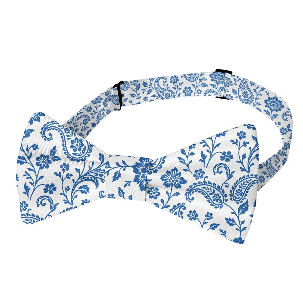 Botanical Paisley Motif Bow Tie