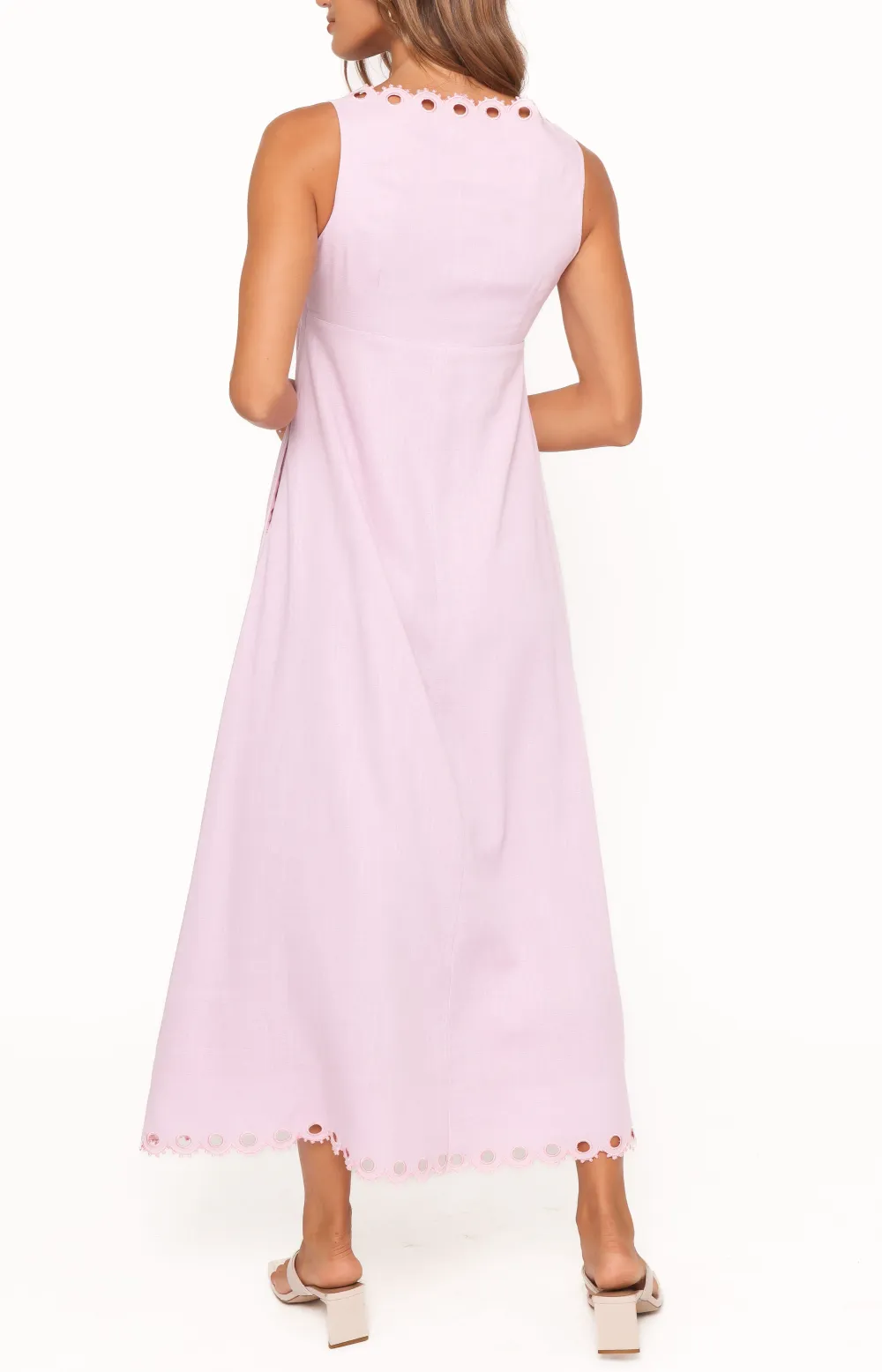 Sleeveless Rayon Midi Dress