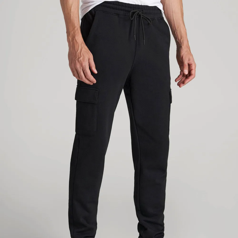 Men's Jogger Fleece Cotton Cargo Pants