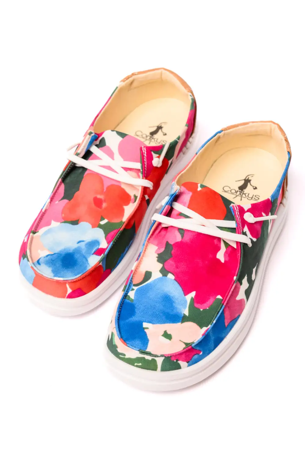 Floral Kayak Sneakers