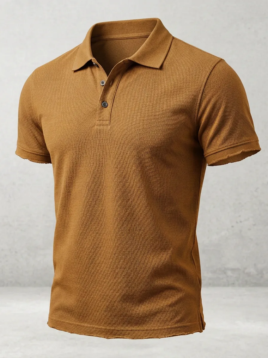 Modern Structured Men's Polo Shirt