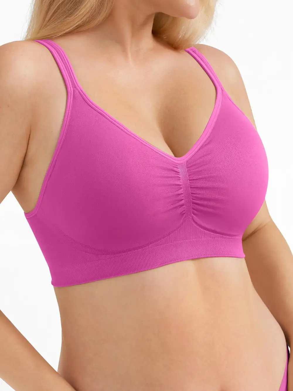 Clean Line Seamless Wireless Comfort Wide Bra