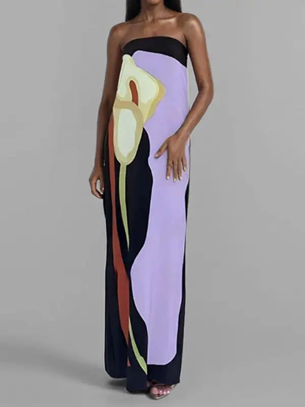 Printed Maxi Dress