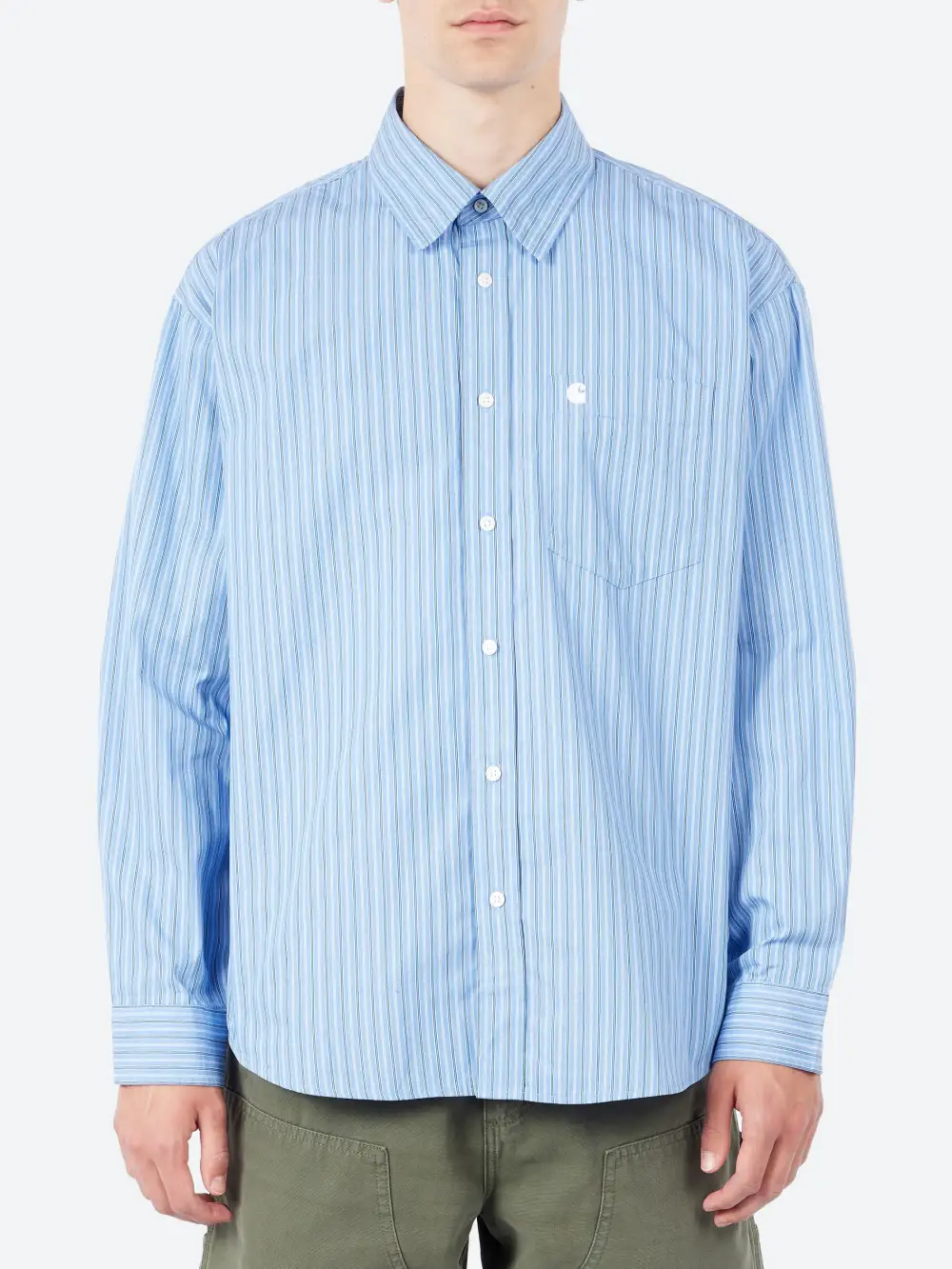 Men's Poplin Button Down Collar Shirt