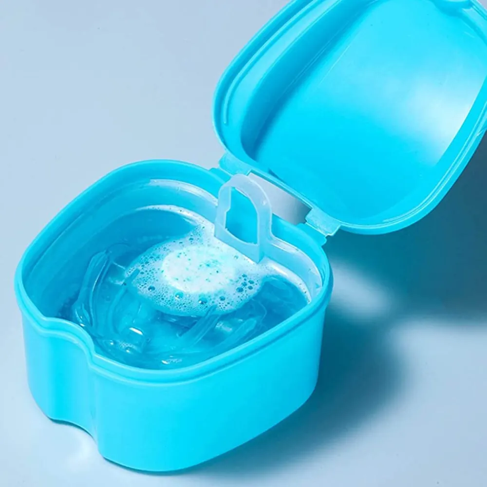 Portable Denture and Retainer Storage Case