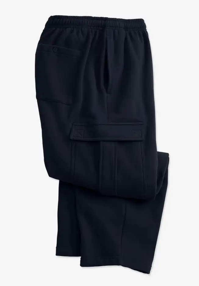 Fleece Cargo Sweatpants