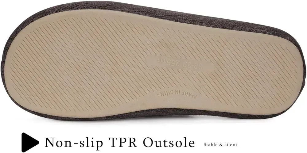 Slippers for Women Memory Foam Open Toe House Slippers Cute Comfy Bedroom Slides Slip on Slippers for Summer Indoor