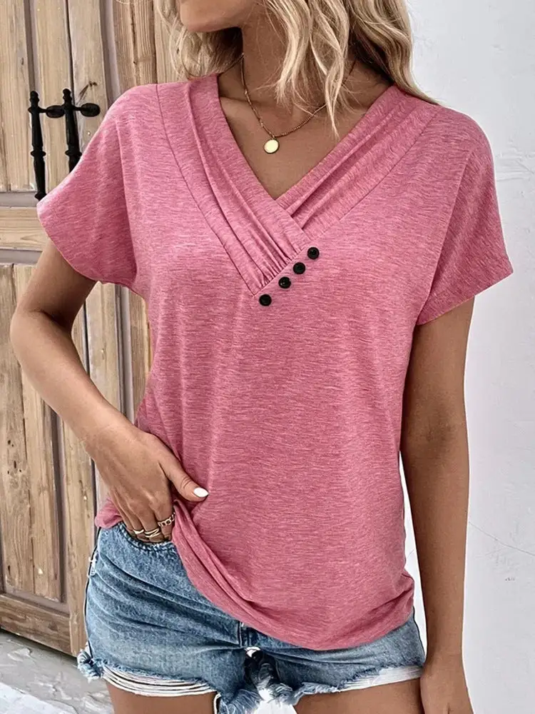 Smooth V-Neck Shirt