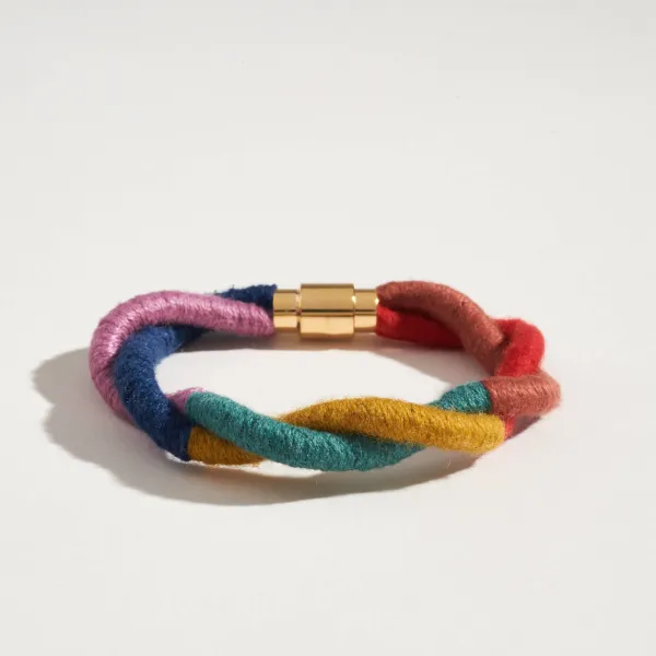 Classic Layered Bracelet Detail Rainbow
