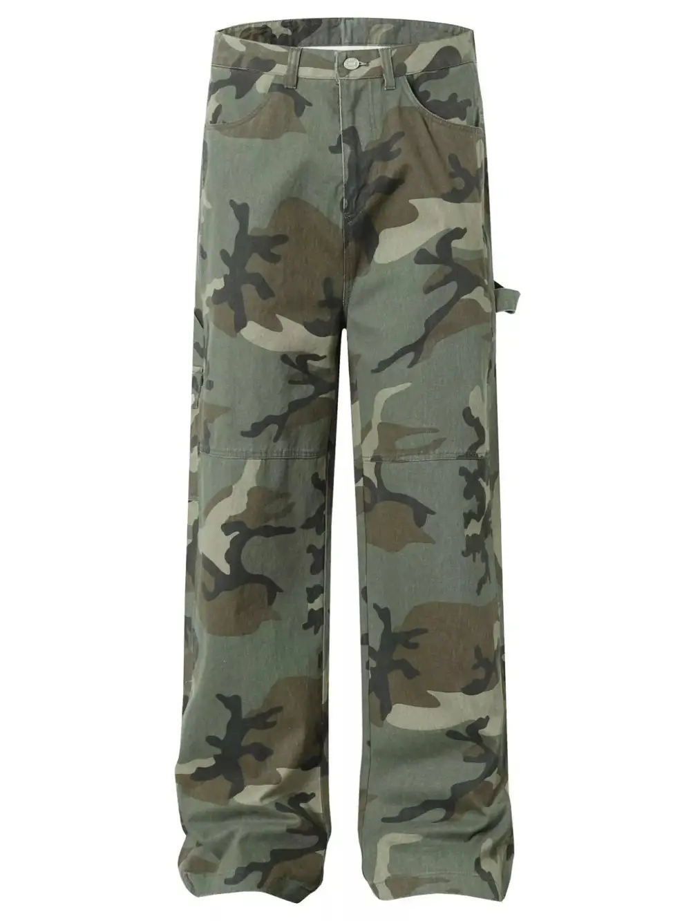 Textured Men's Camouflage Cargo Pants
