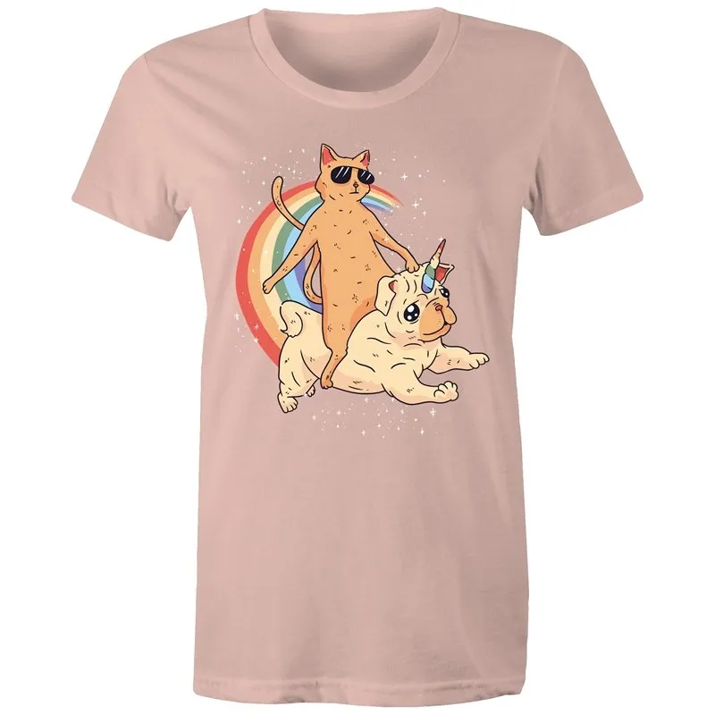 Cat Unicorn Pug T-Shirt
