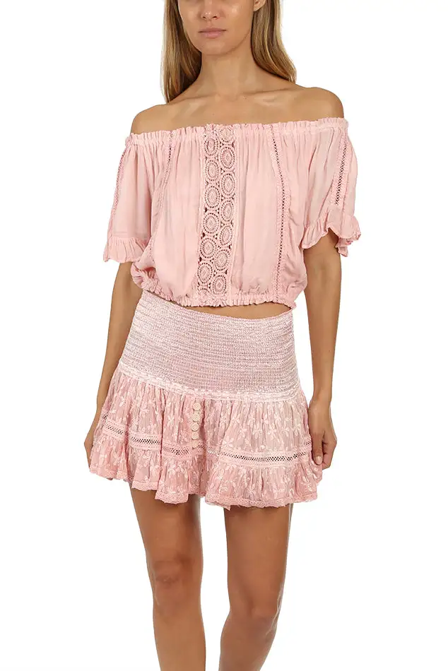 Lace Washed Tank Top