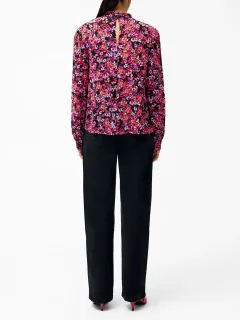 Colorful Art Print Long Sleeve Shirt Top