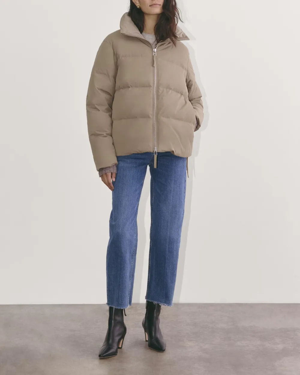 Collared Down Jacket