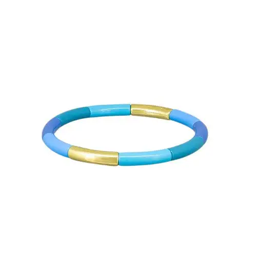 Tonal Enamel Bar Bracelet