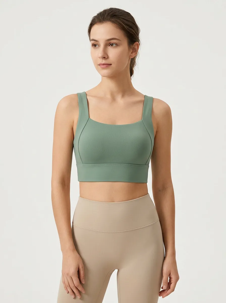 Women's Square-Neck Sports Bra
