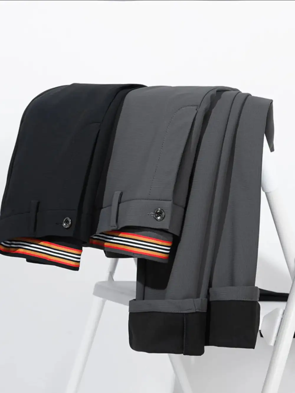 Slim Fit Pants Pocketed