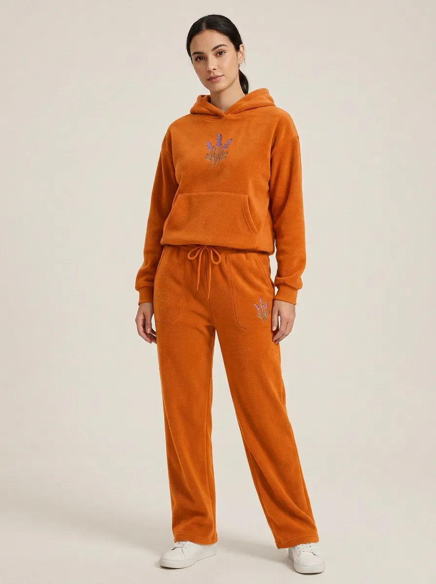 Women's Embroidered Lounge Set