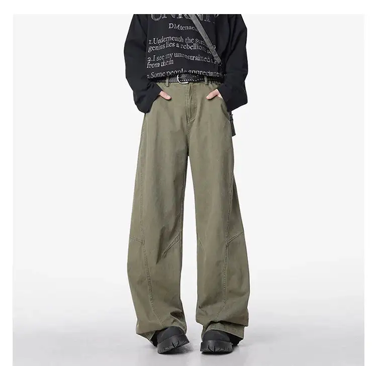 Workwear Ultra-Wide Faded Jeans
