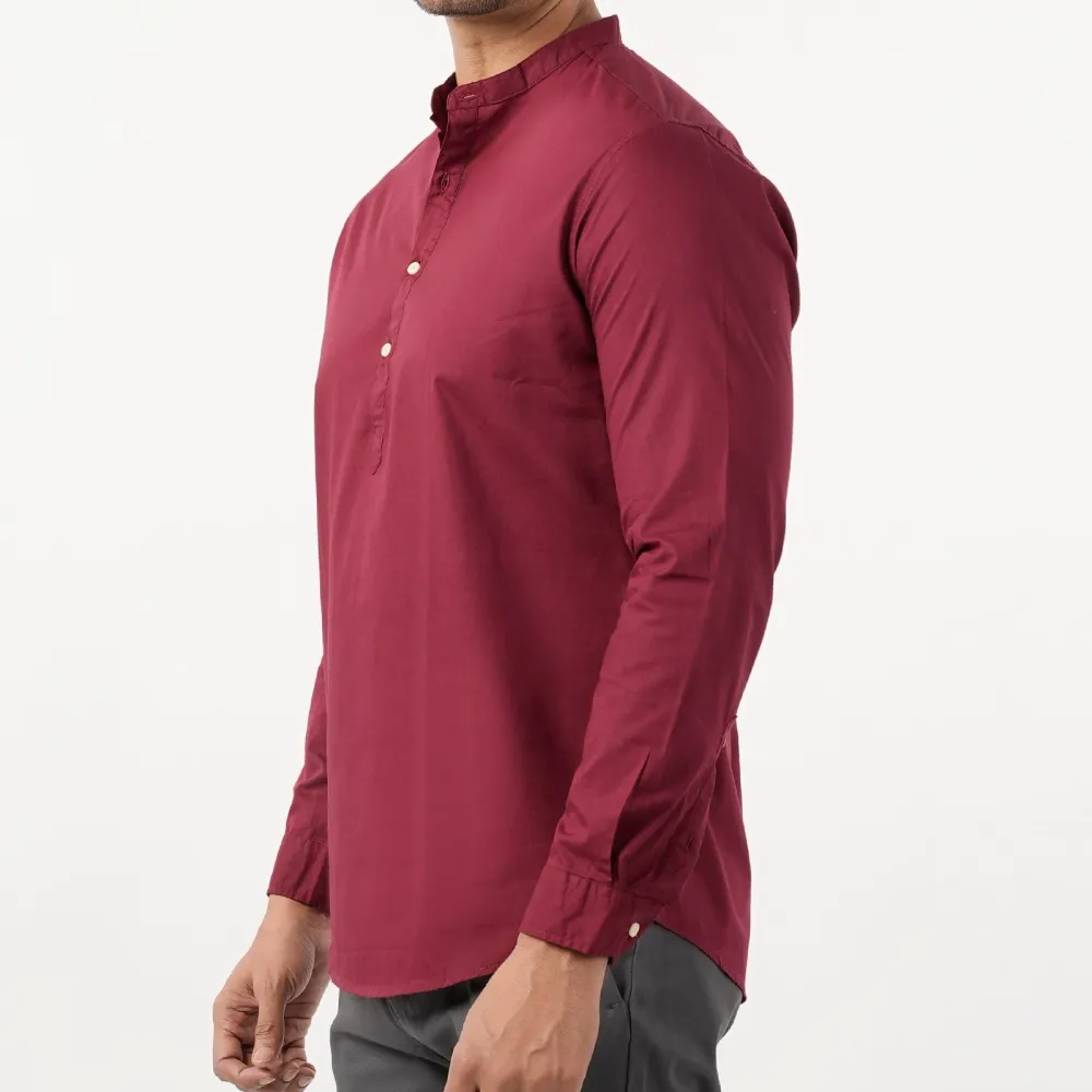 Men's Casual Chambray Plain Shirt