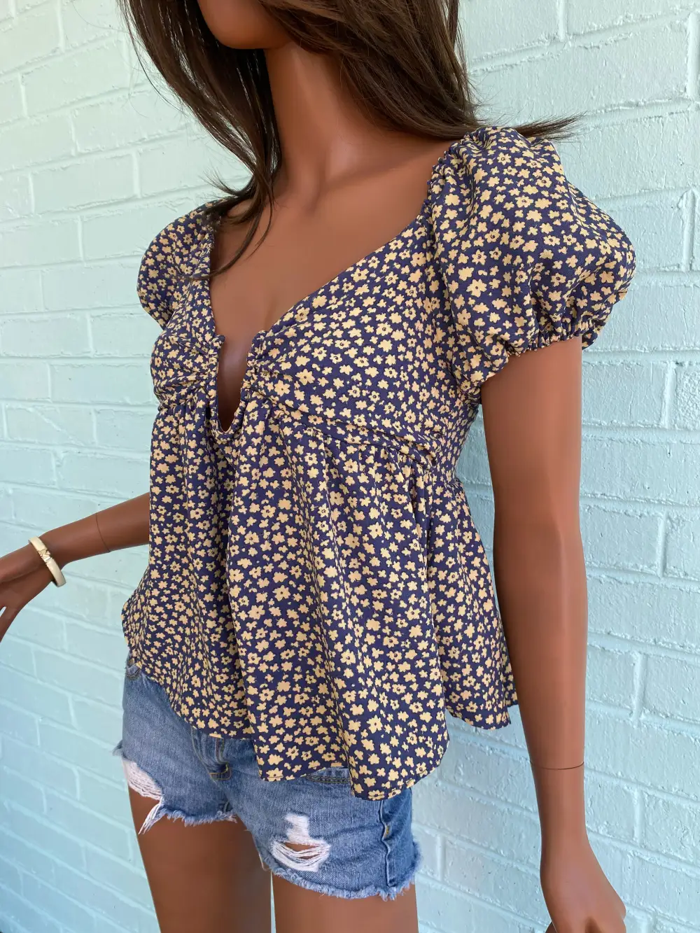 Relaxed Floral Blouse