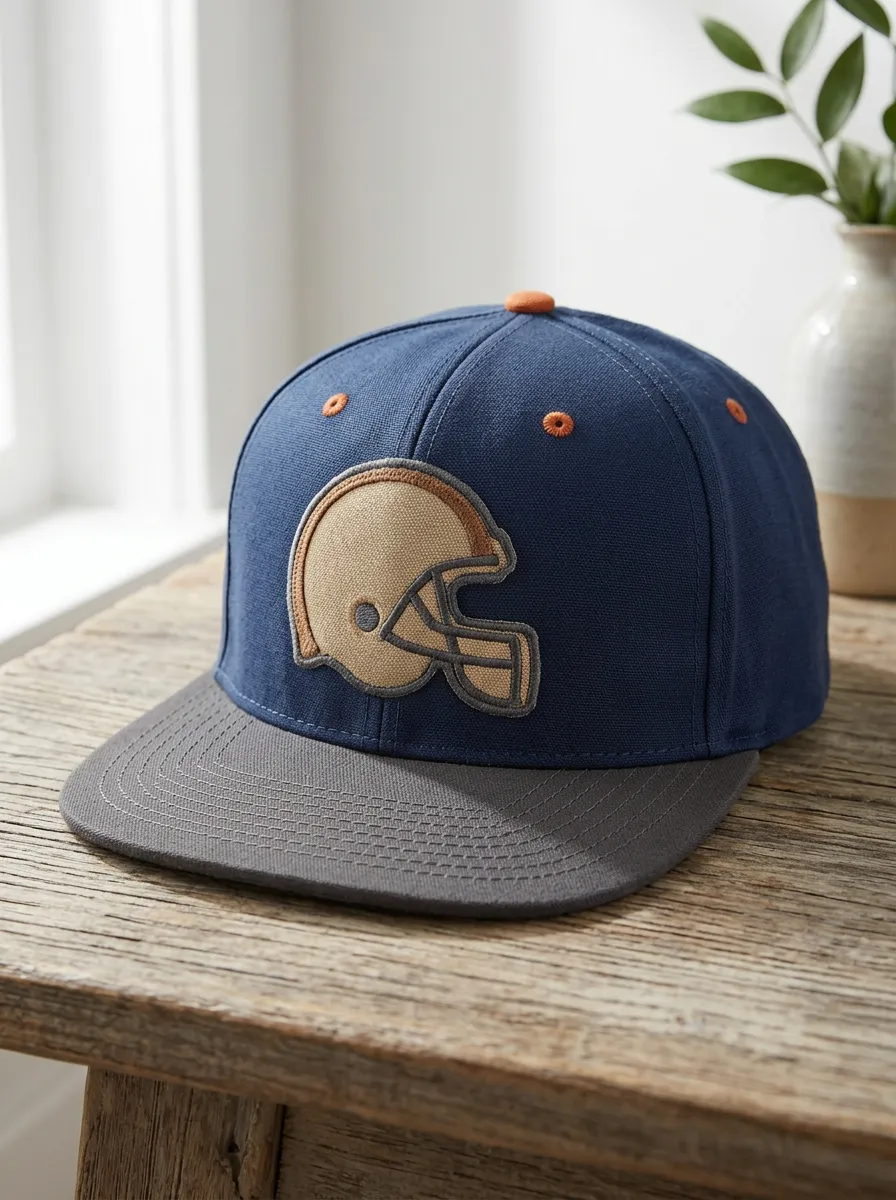 Unisex Touchdown Football Fan Helmet Embroidered Snapback Cap