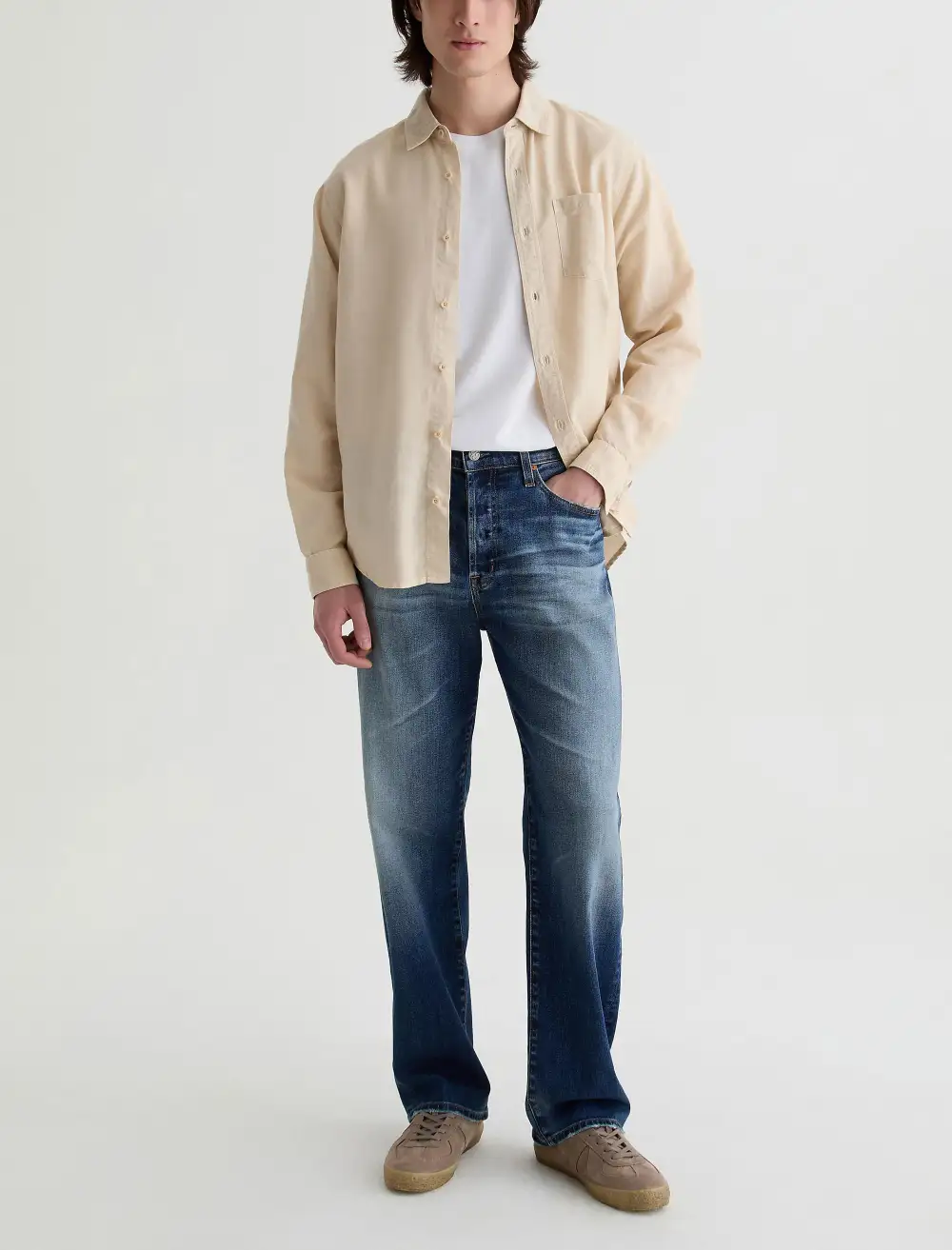 Men's Straight Leg Five Pocket Jeans