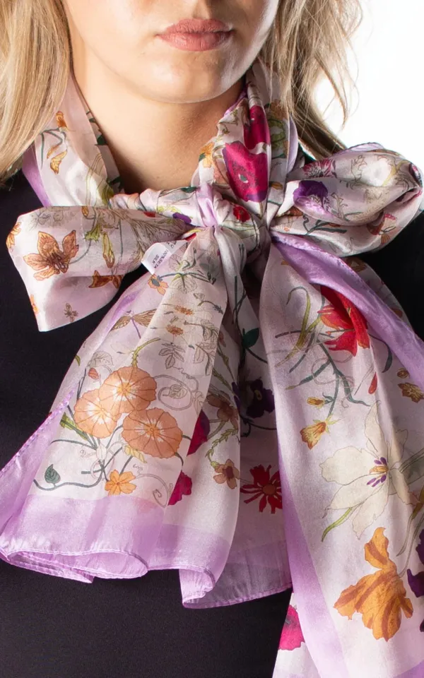 Fashionable And Gentle Purple Women's Scarf