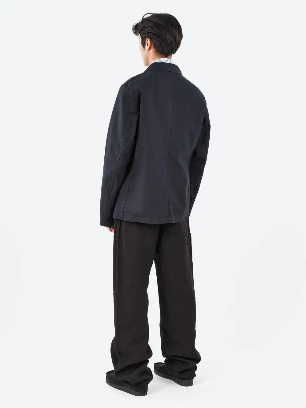 Men's Button Front Regular Fit Blazer