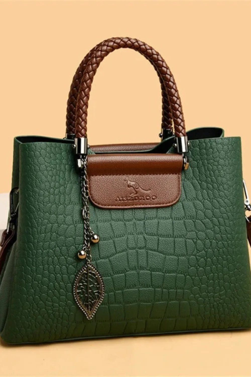 Leather Top Handle Bag
