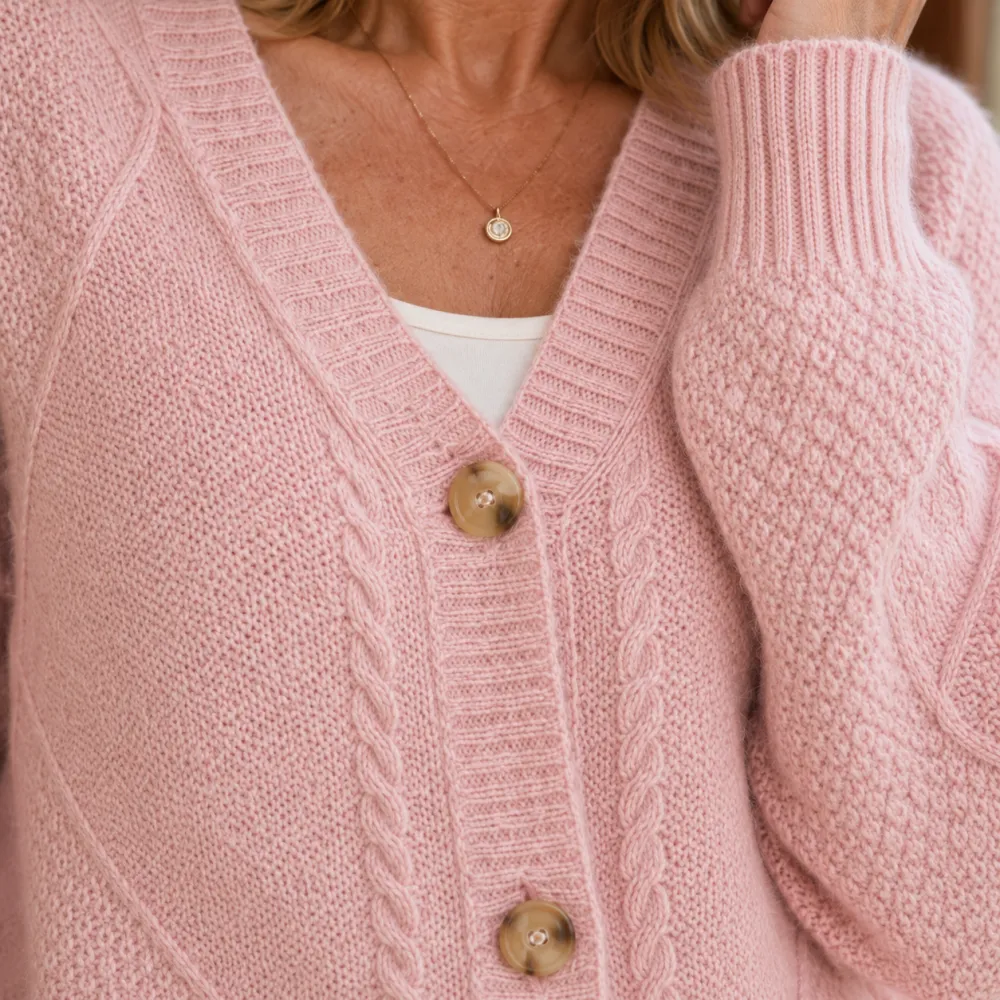 V-Neck Wool-Blend Sweater