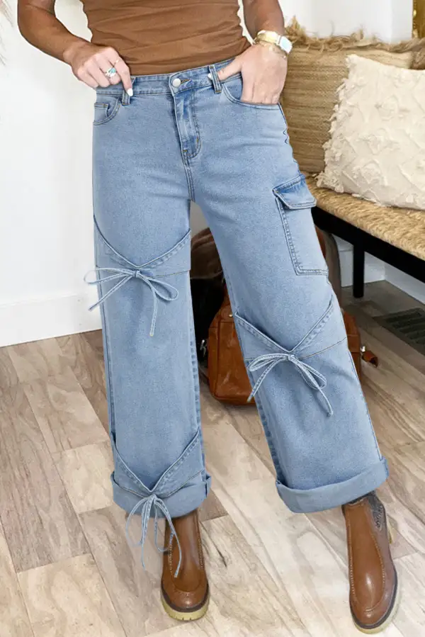 Cargo Denim Jeans