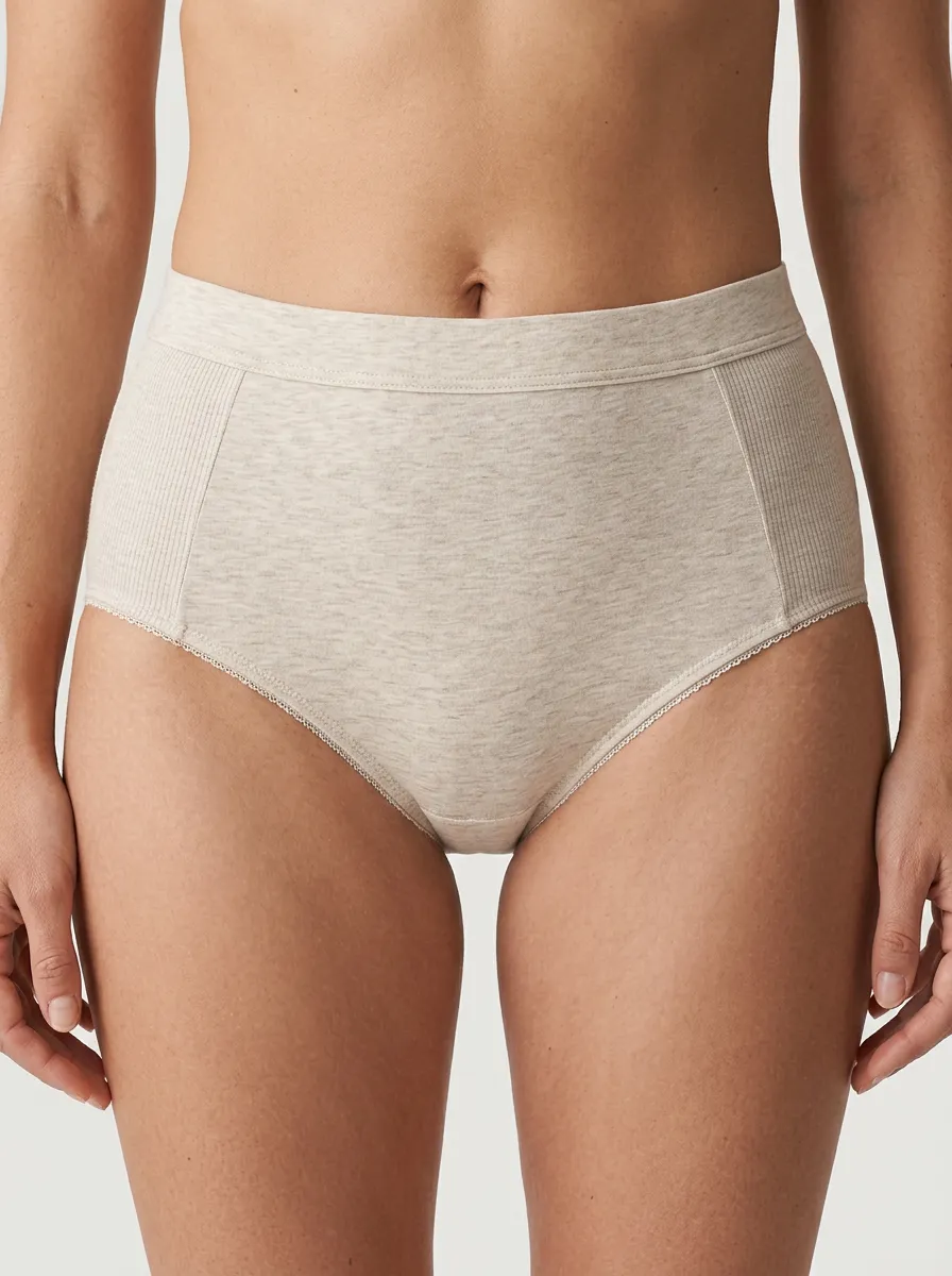 Women's Modern High-Waisted Ribbed Panties