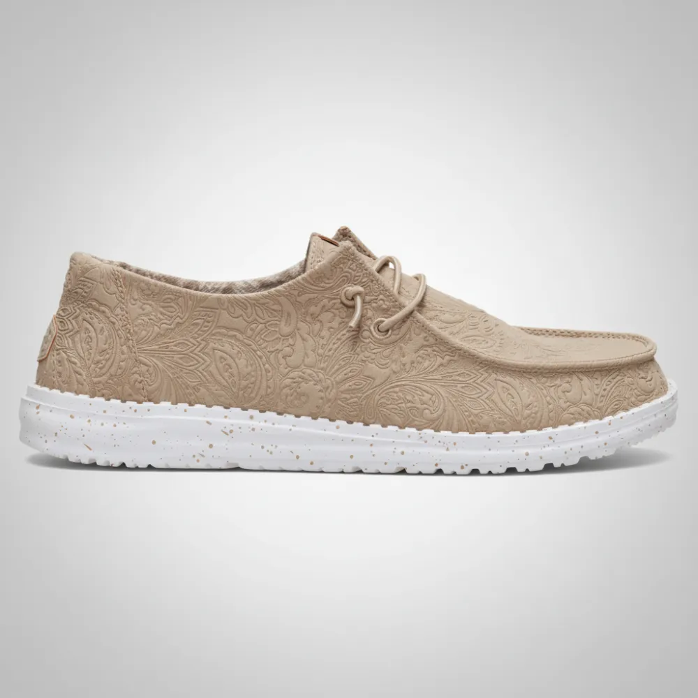 Wendy Ranch Textured Casual Slip On Shoes