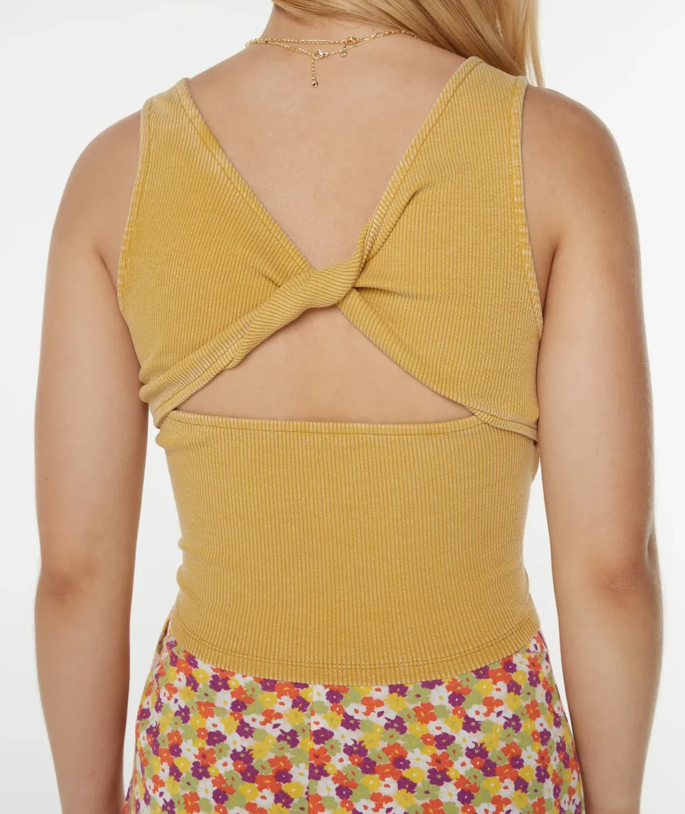 Plain-Colored Small Backless Women's Vest