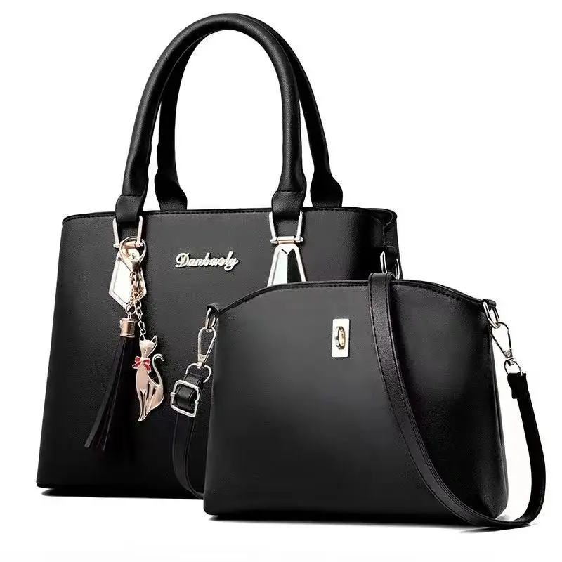 Everyday Elegance: Casual Satchel And Crossbody Bag Set